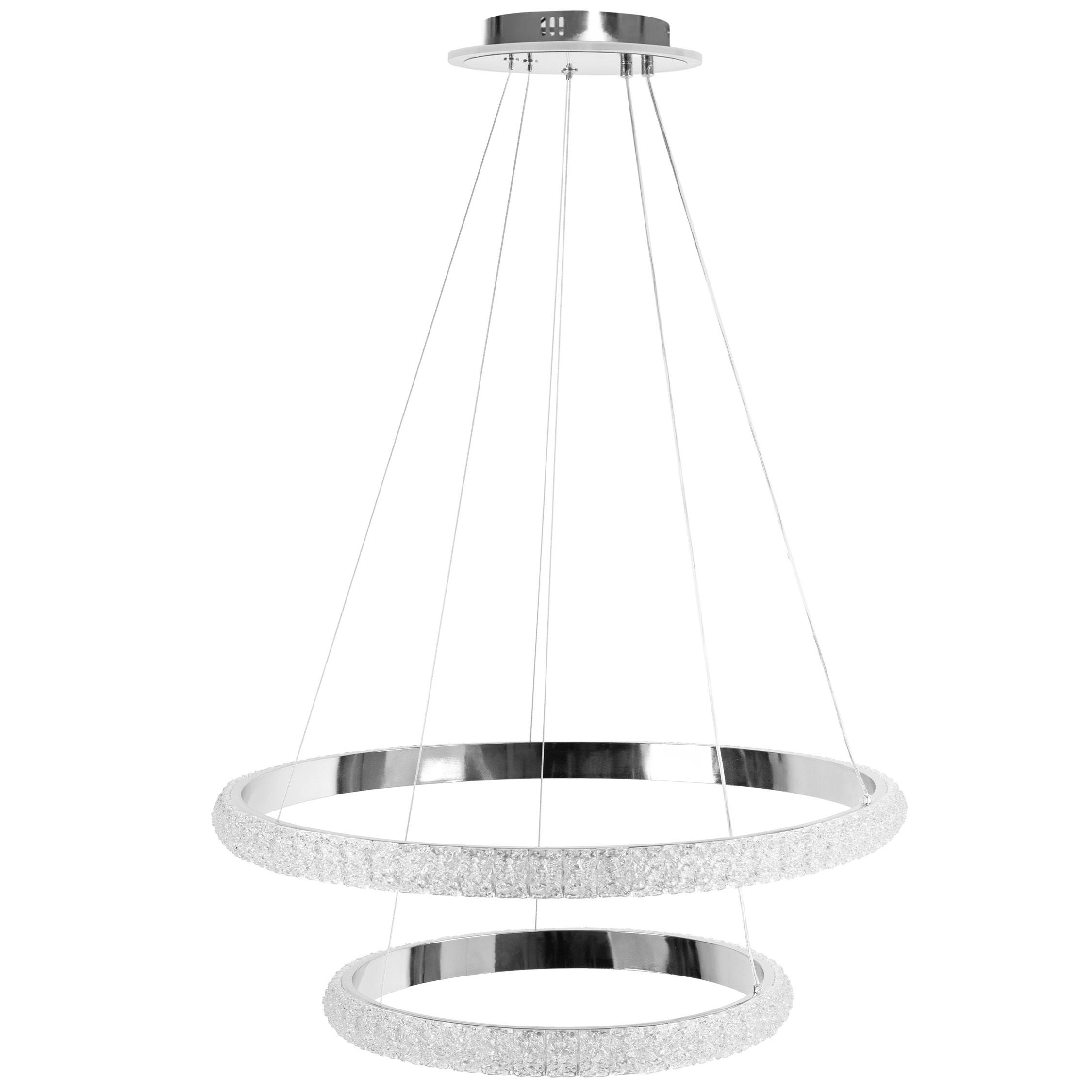 Lampa Sufitowa Wisząca Led Toolight Led G046-2Cp Chrom