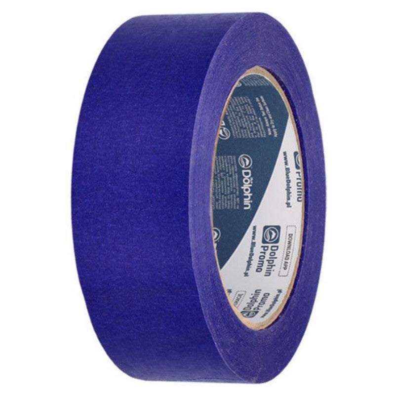 Taśma malarska, Blue Dolphin, niebieska, 38mm x 50m - 2