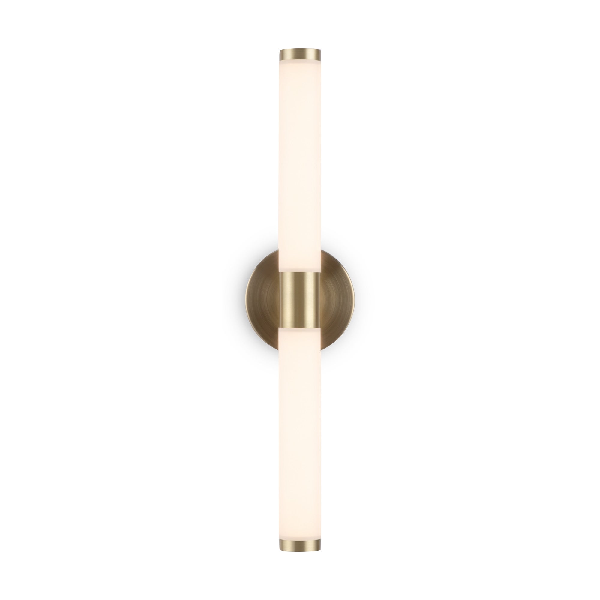 Kinkiet ścienny Axis mosiężno-złoty LED 10W 3000K 1050lm wym: 35,6 x 3 x 3 cm akryl IP20 Maytoni