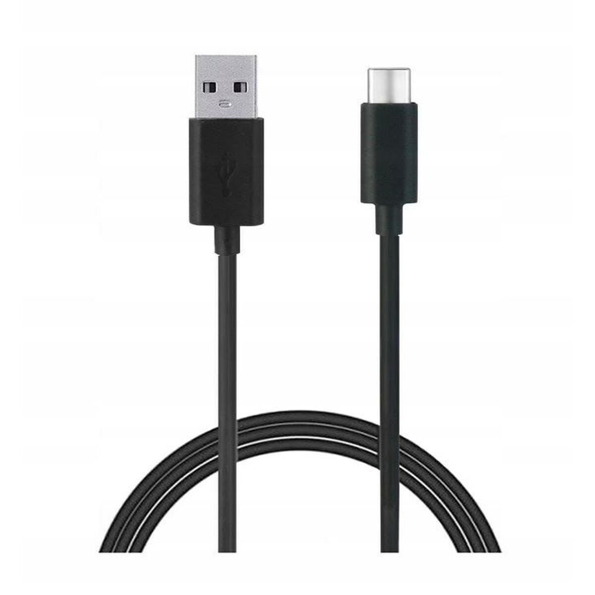 Câble USB vers USB-C USAMS 0,25 m, charge rapide, acier Câble USB vers USB-C USAMS 0,25 m, charge rapide, acier