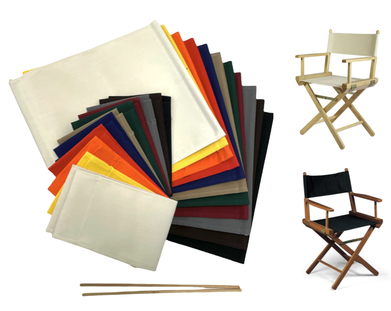 Per Sedie Ricambi Sedute Sedie Regista Set Tele Colorate Per Sedie