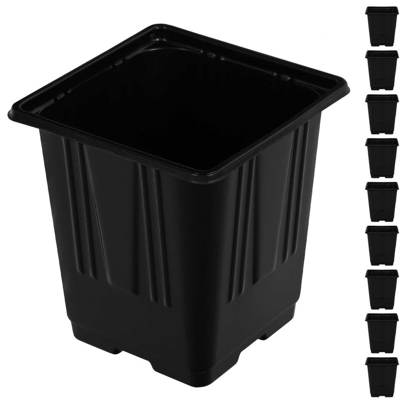 Doniczki rozsadowe kwadrat 9 cm zestaw 9 szt. - KOTARBAU