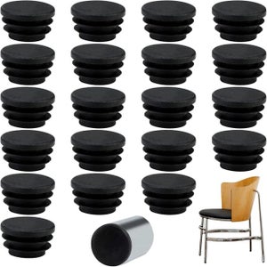 Embout Pour Tube Rond Noir Diamètre 40/42 Mm - CIVIC Industrie - Neuf En Emballage