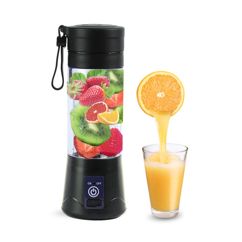 Mini mixeur portable USB en verre 6 lames pour smoothies et jus de ...