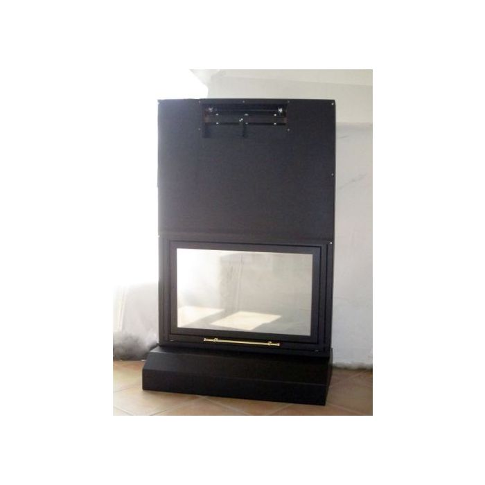 Drzwi przesuwne do kominka - dł. 96,5 x wys. 51,5 cm