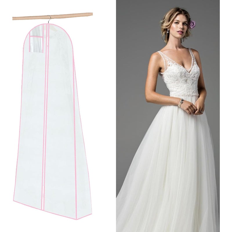 Torba do przechowywania sukni ślubnej, 180 x 60 x 20 cm, torba podróżna na suknię ślubną, torba do przechowywania sukni ślubnej, torba do przechowywan