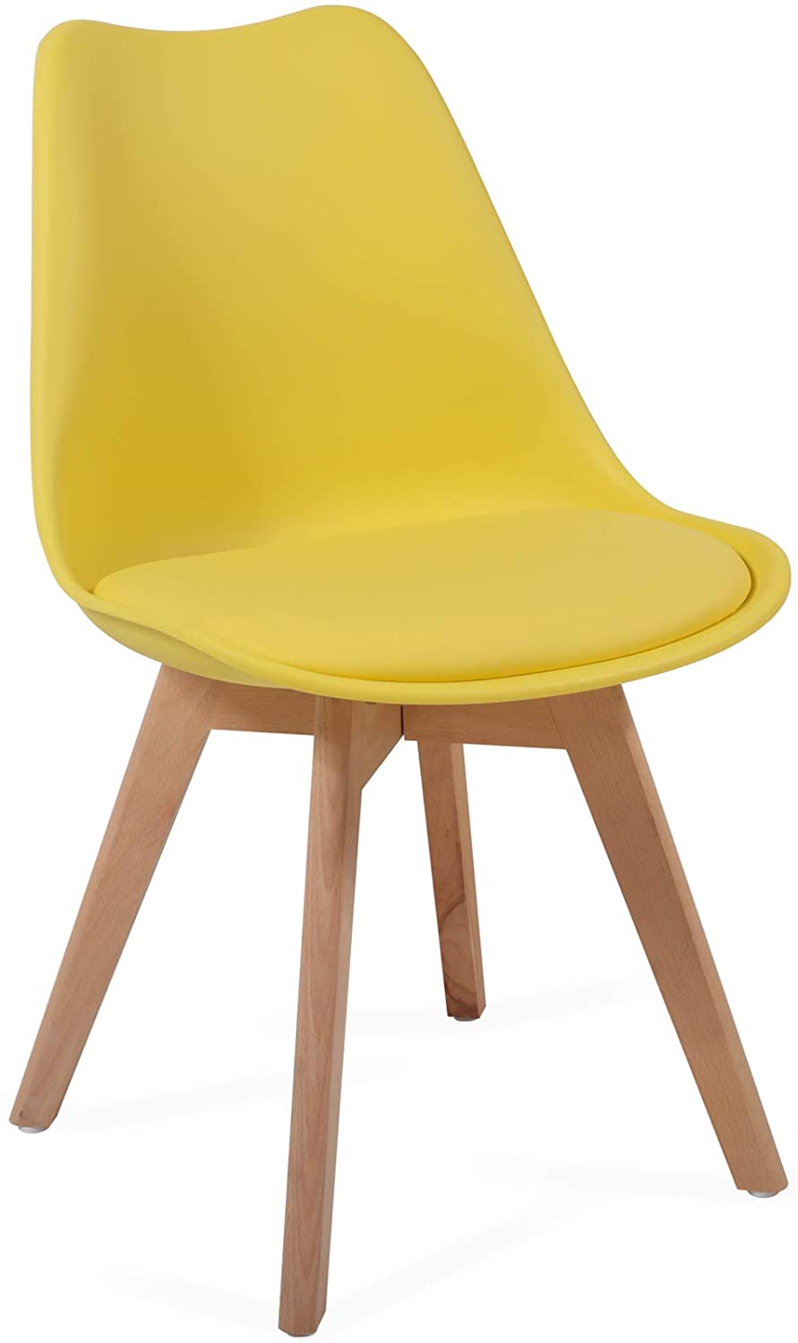 MODERN DÎNER CHAISE Siège Rembourré Avec Bois Pieds Rétro Maison Set 1/2/4/6 EUR 79,57 - FR