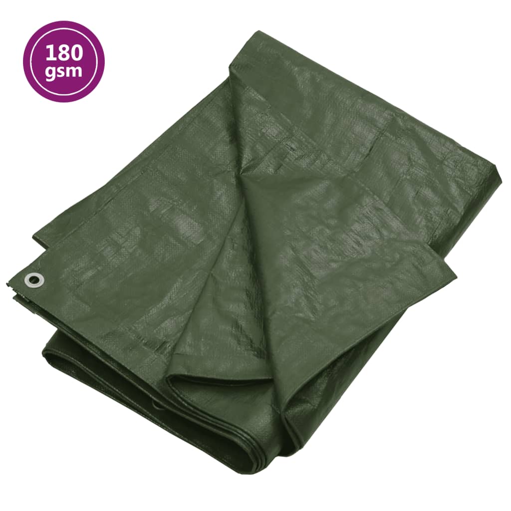 Maison exclusive - lona hdpe verde 180 g/m² 4x4 m