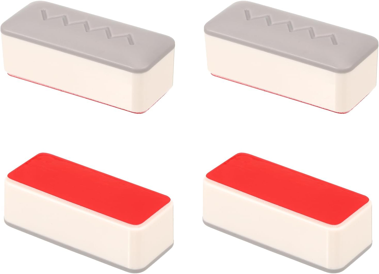 Zestaw 4 nakładek na deskę sedesową - gumowe nakładki samoprzylepne 20 mm, wymiana deski sedesowej, trwała ochrona