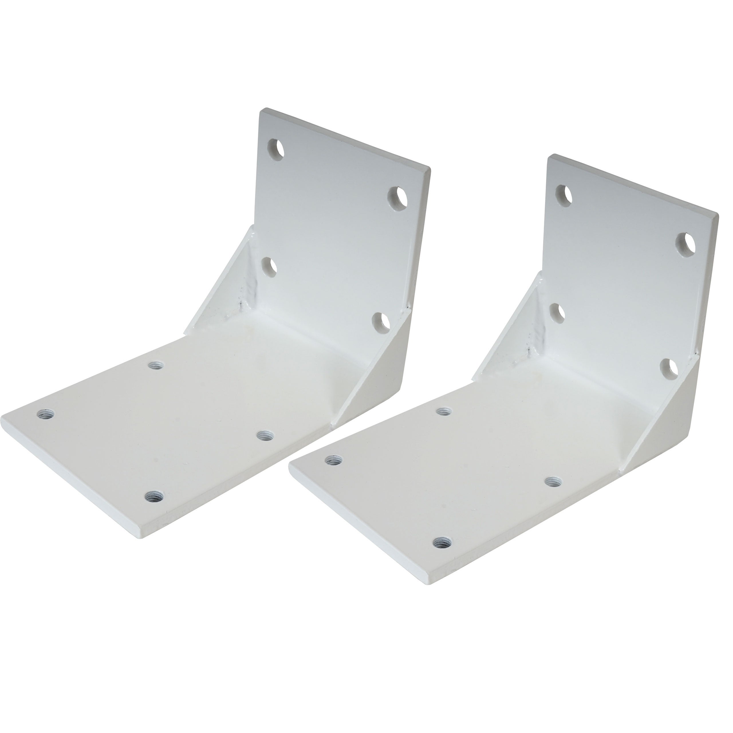 Zestaw 2 adapterów sufitowych do markiz kasetowych T122 T123, uchwyt do montażu sufitowego adapter ~ biały