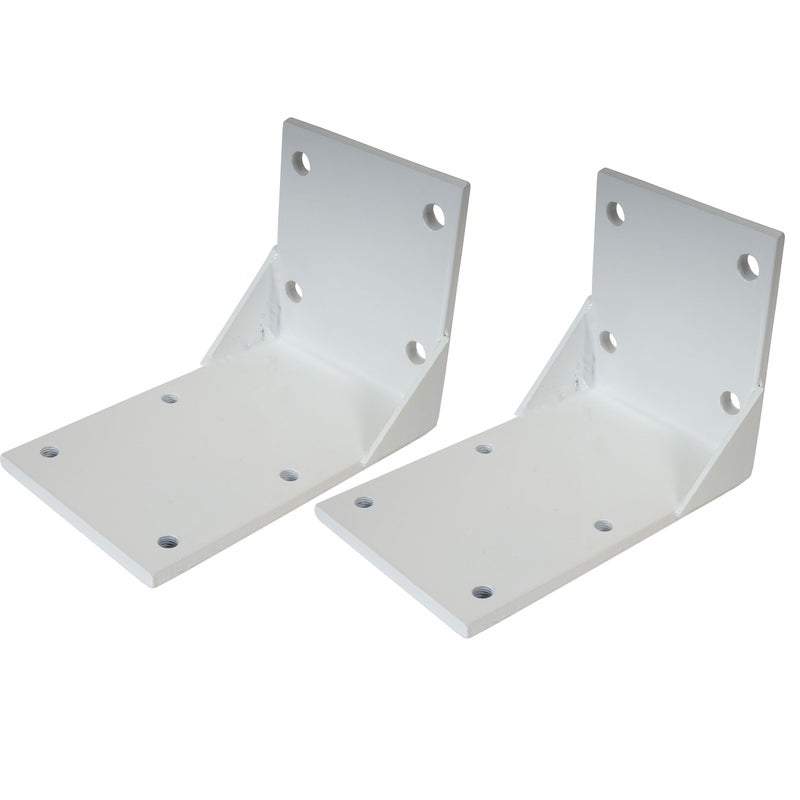 Zestaw 2 adapterów sufitowych do markiz kasetowych T122 T123, uchwyt do montażu sufitowego adapter ~ biały