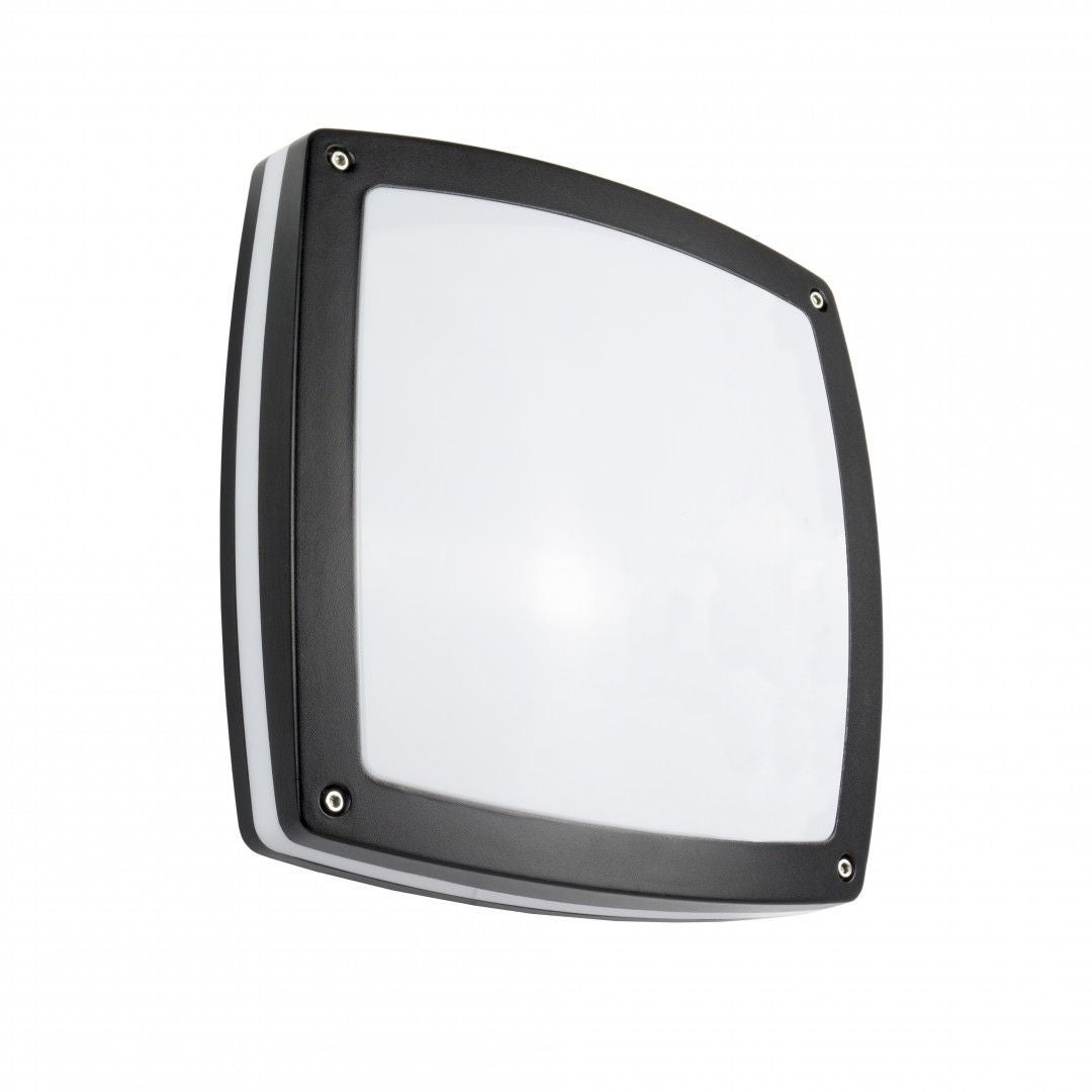Plafon zewnętrzny Nex czarny 2xE27x20W IP44 wym: 30 x 30 x 9 cm aluminium SU-MA