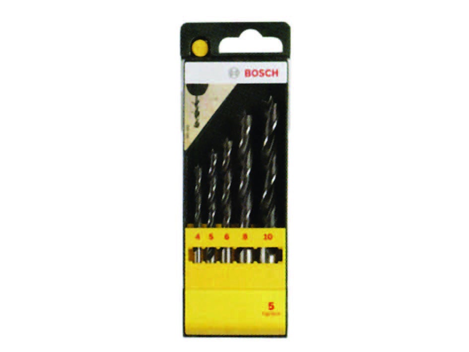 Bosch Accessories 2607019440 Jeu de forets pour le bois 5 pièces 4 mm