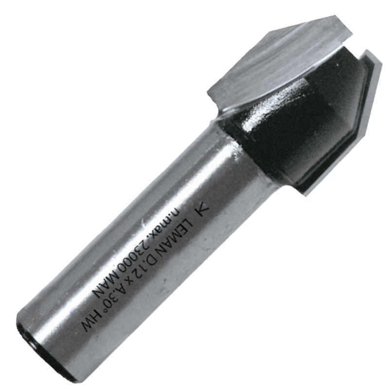 Mèche Affleureuse Leman 4676.709.00 - Ø9.5mm, Longueur Utile 25mm, Queue 6mm, Guide Billes