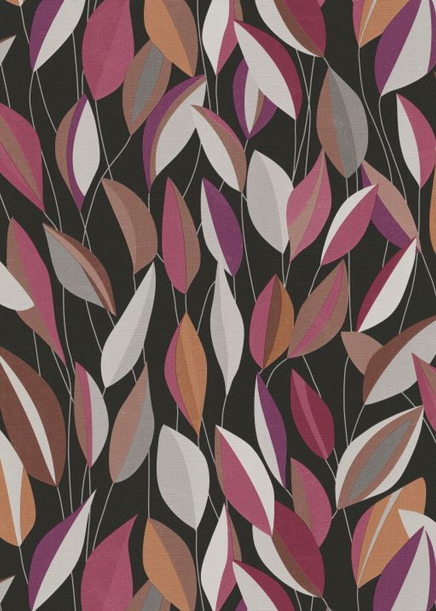 Papel Pintado No Tejido, Color Morado, Mural Cuadrado