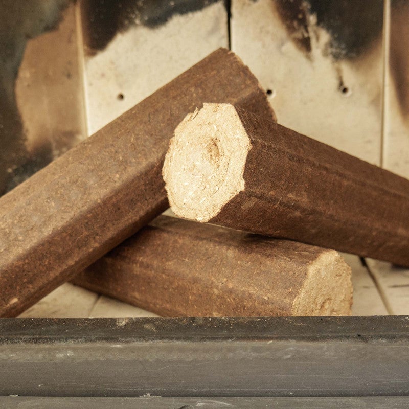 Buches compressées Haute Performance - 42 cartons de 6 bûches - 100% naturelles - 6