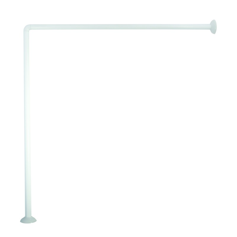 Tendance Barra Angolare A U In Alluminio Bianco 80x80x80 Cm - Profilo Per Edilizia E Fai-Da-Te - 3