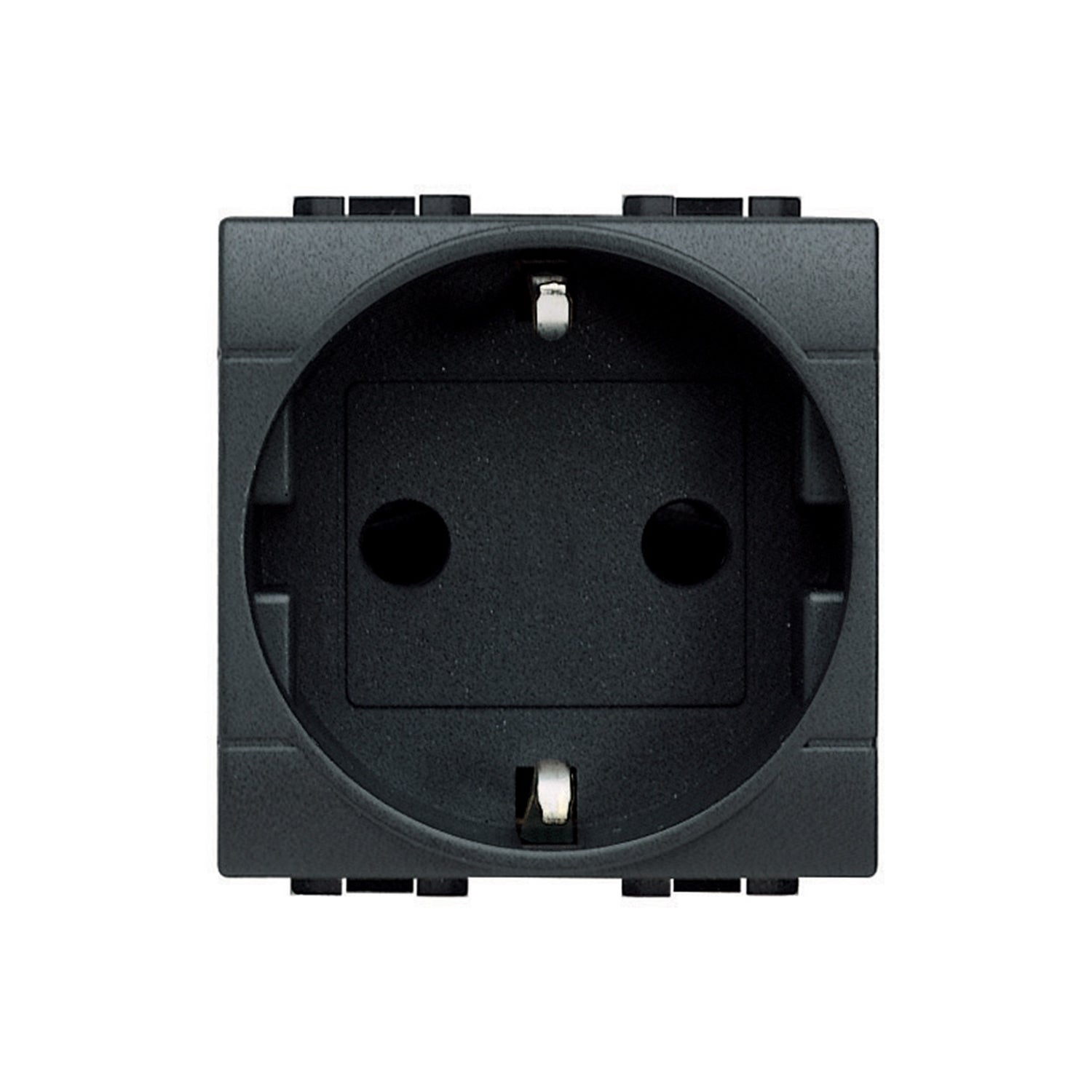 Prise 2P+T 2 Modules 16A 250V AC Branchement à Vis BTicino Living Light ...