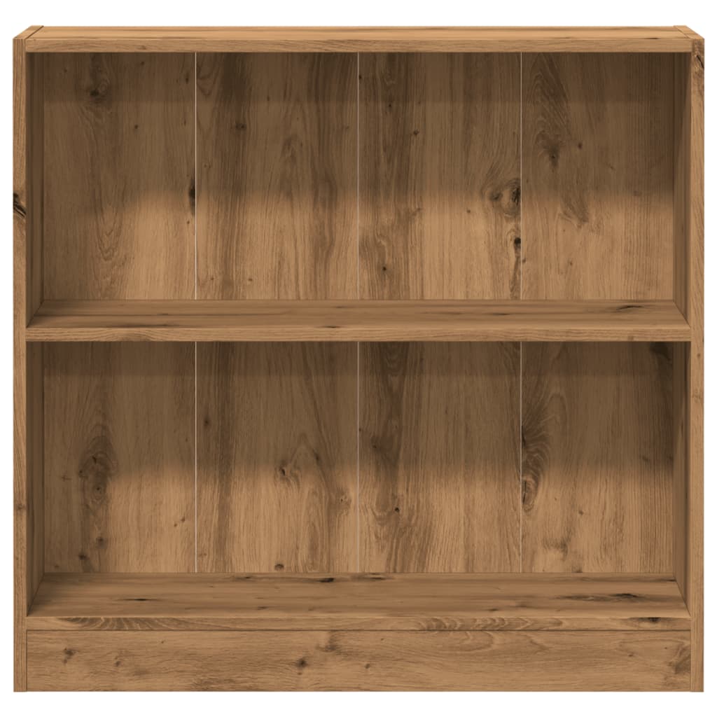 Bibliothèque pour Séjour en Bois Marron H. 24 x l. 80 x P. 24 cm - 4