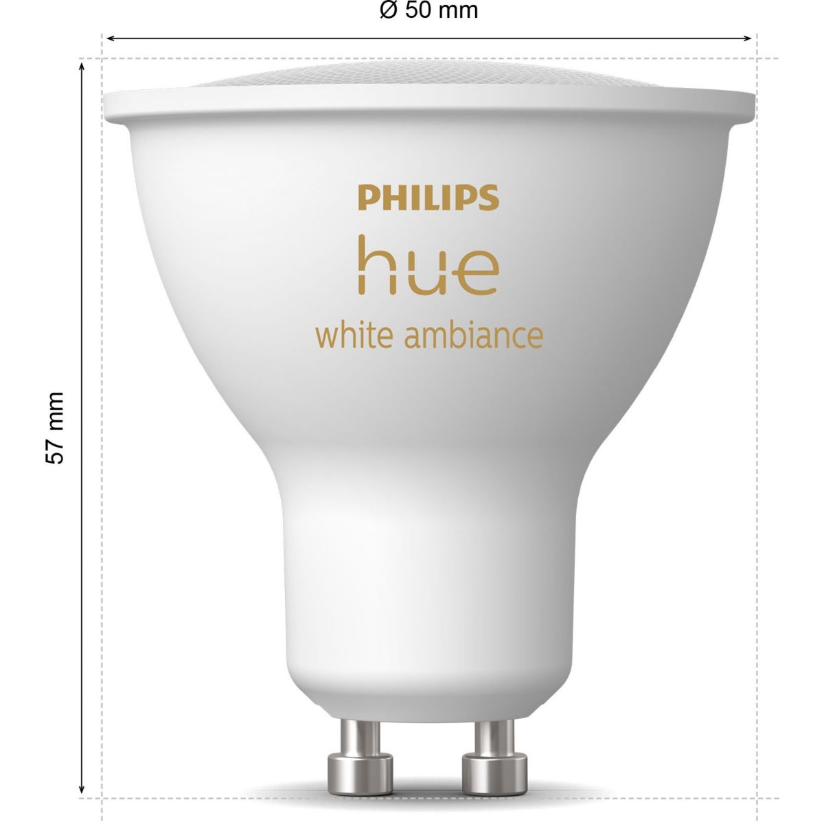 Pack PHILIPS Hue Pack de 3 ampoules 5W GU10 White - 4