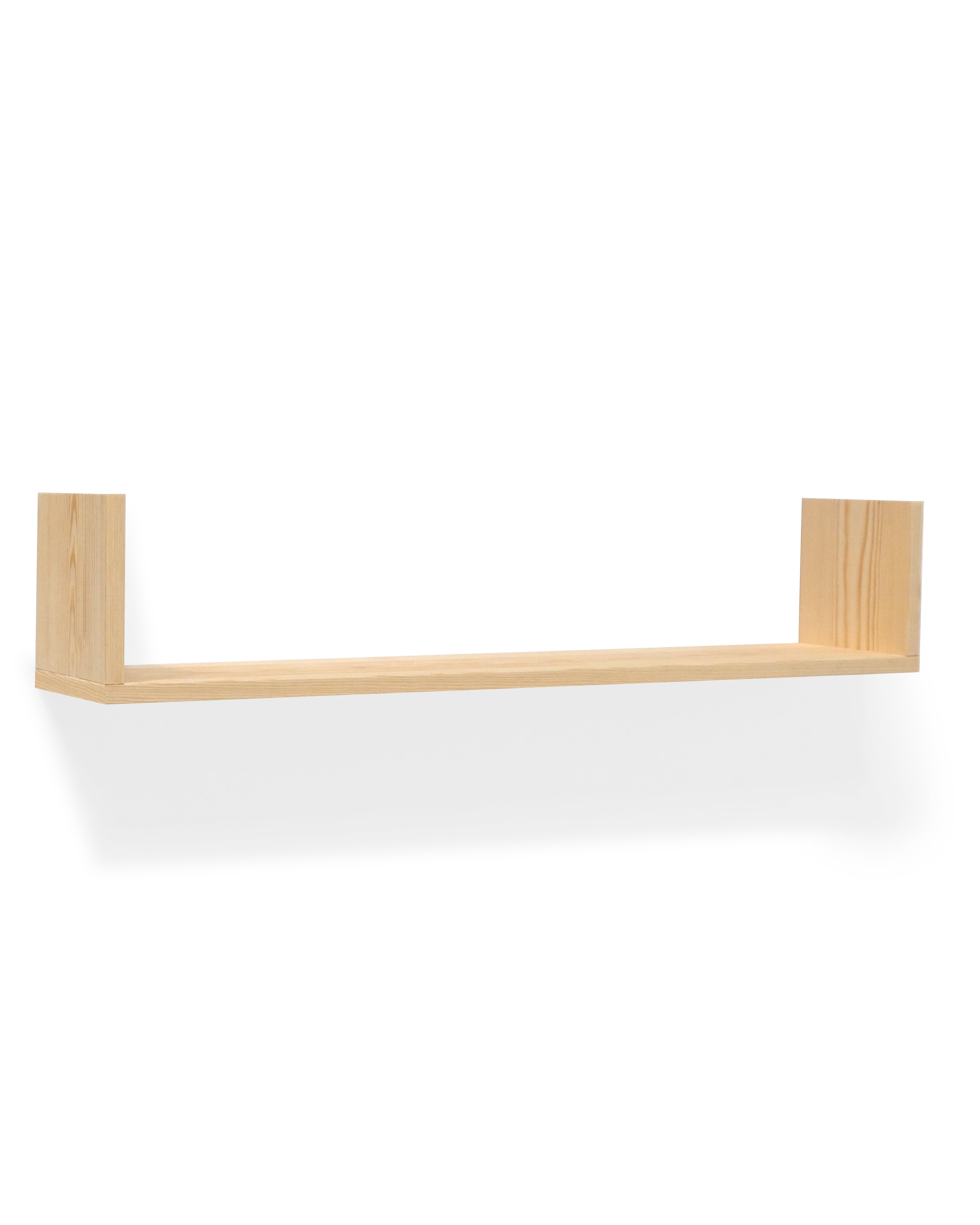 Étagère En Bois Avec Boutons Vintage En Céramique - Fait Main, Pièce Unique
