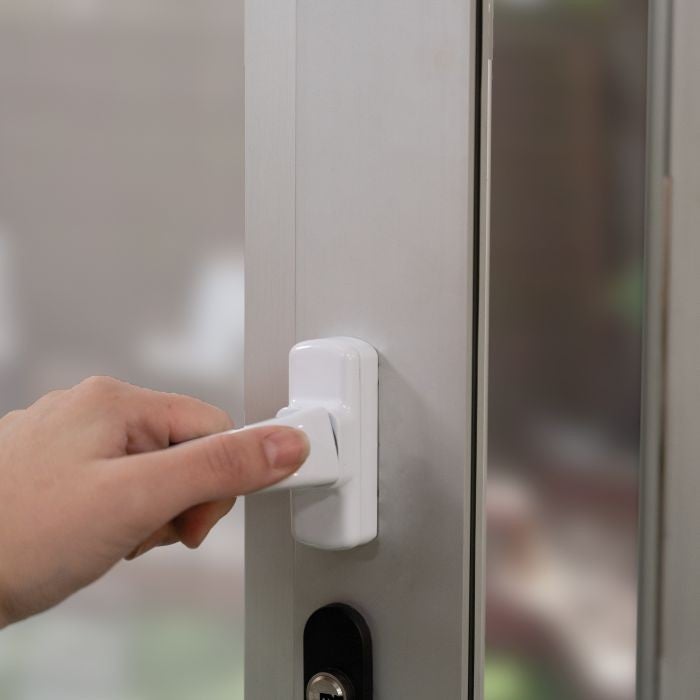 Manilla puerta epsilon aluminio lacado blanco - 3