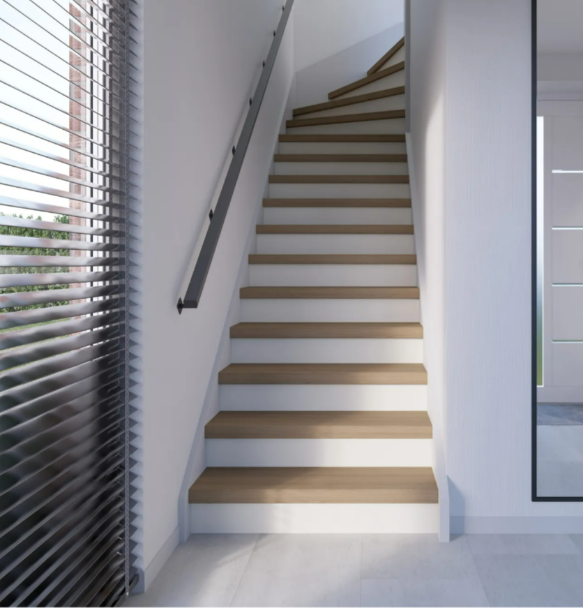 Pedata scala Bianco 130 x 20 cm - Al Pezzo - 4