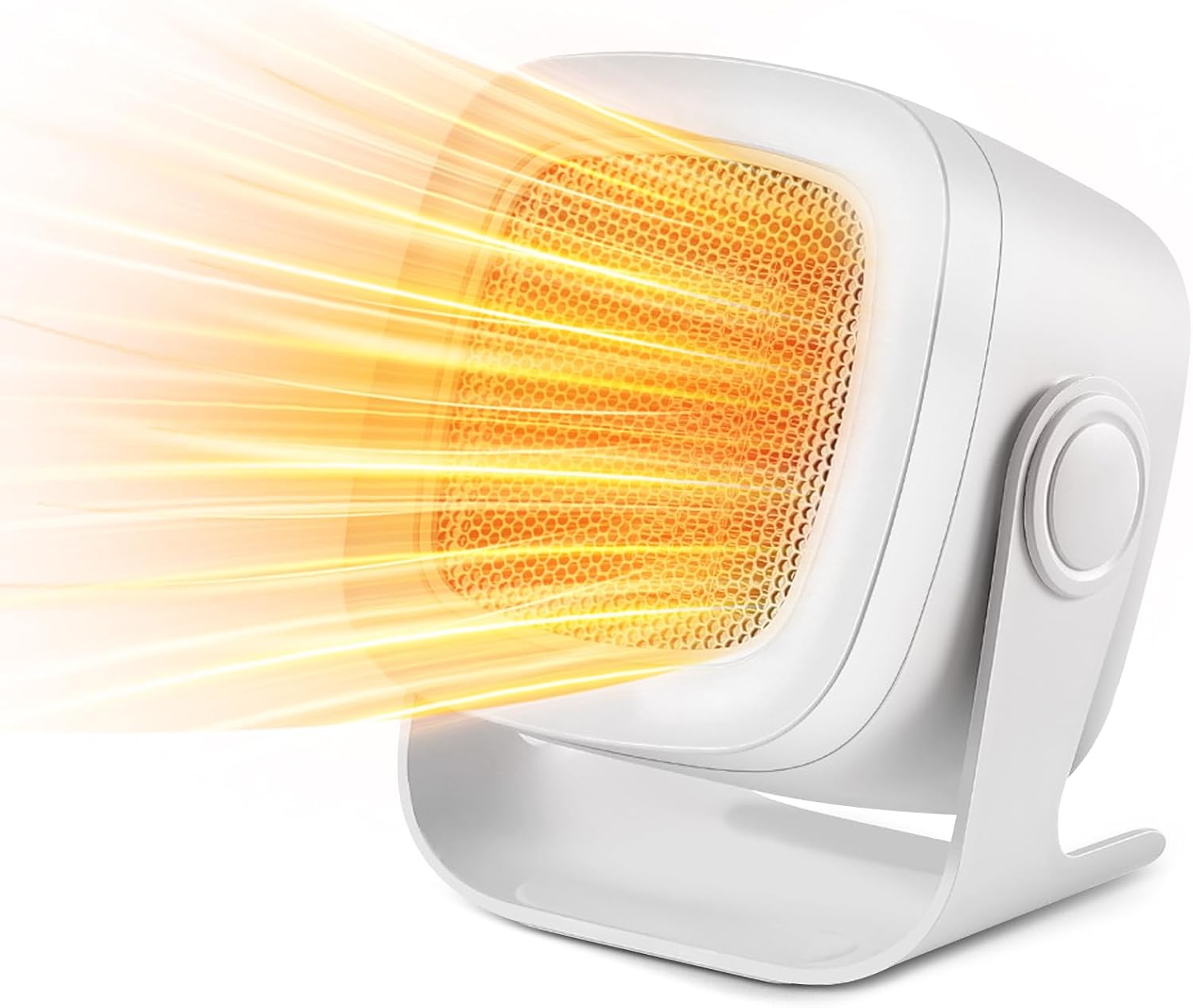 Nagrzewnica elektryczna, mini nagrzewnica elektryczna PTC 90° oscylacja, nagrzewnica elektryczna z 2 trybami, nagrzewnica przenośna