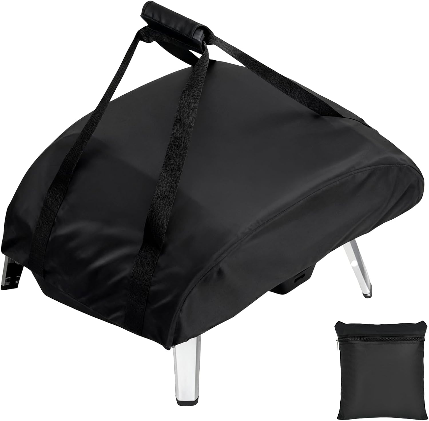 Pokrowiec na piec gazowy do pizzy Tefal - pokrowiec ochronny na grilla - odporny na warunki atmosferyczne - torba transportowa w kolorze czarnym (77