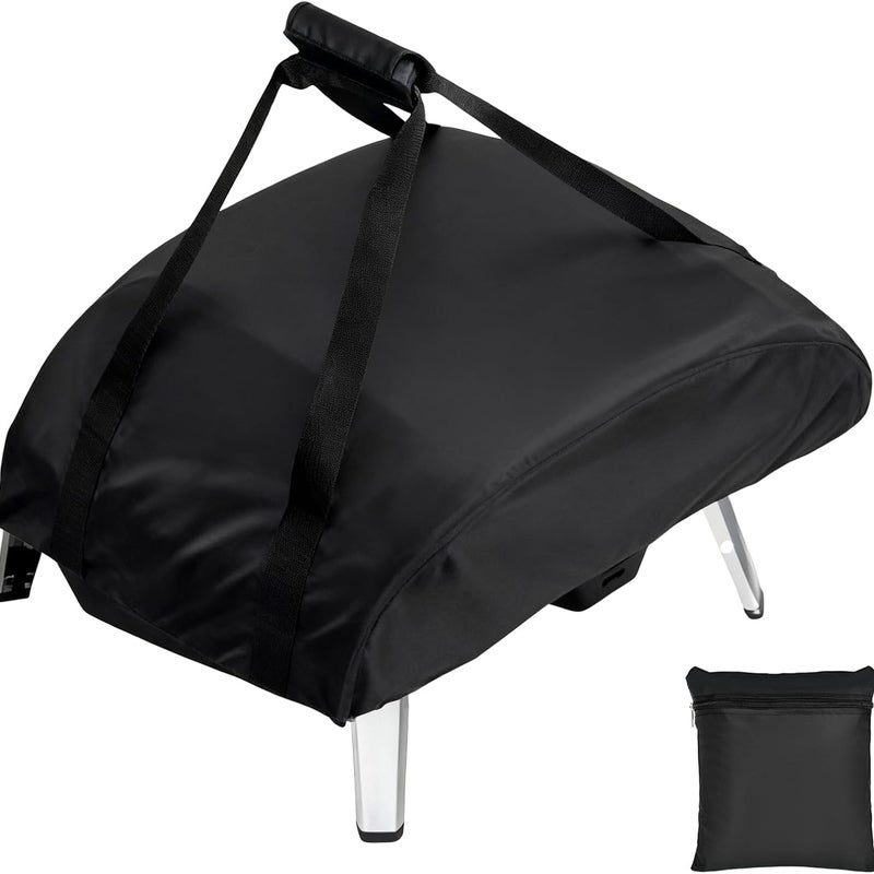 Pokrowiec na piec gazowy do pizzy Tefal - pokrowiec ochronny na grilla - odporny na warunki atmosferyczne - torba transportowa w kolorze czarnym (77