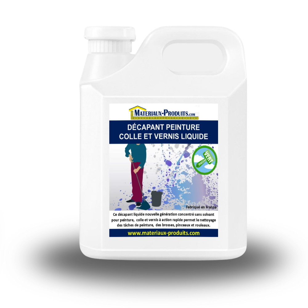 ILKA® Rapide Décapant Peinture Et Colle 1L – Pour Bois, Métal, Pierre, Béton, Biodégradable