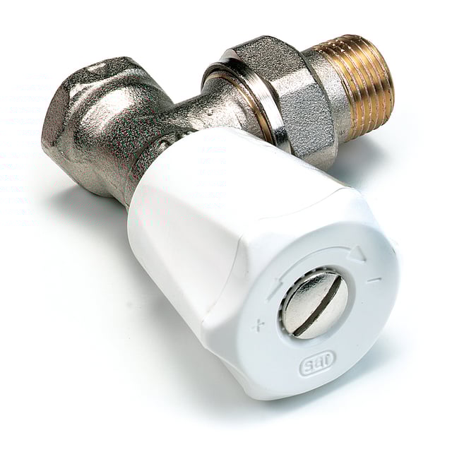 COMAP Robinet manuel équerre à simple réglage pour radiateur - Equerre 1/2