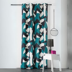 Rideau Voilage Papillona 140x240cm Bleu