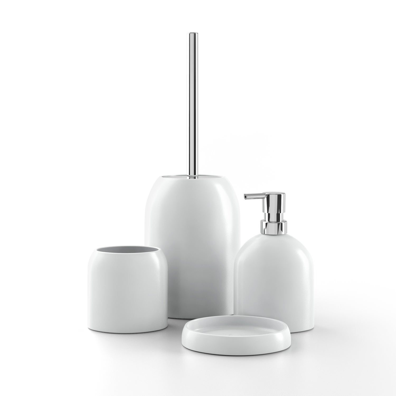 Porte-Savon à poser Blanc en Porcelaine Mod. Bird - 2