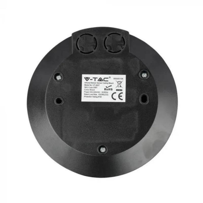 Détecteur de Mouvement en Saillie 8m 360° Noir - SILAMP - 5