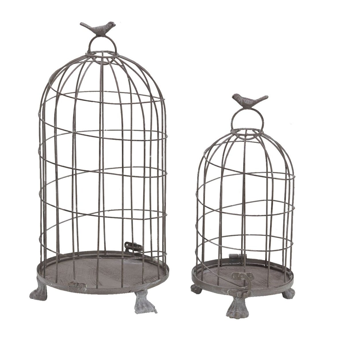 Set 3 Gabbiani In Metallo Per Parete - Decorazione Moderna In Alluminio, Uccelli Volanti - 5