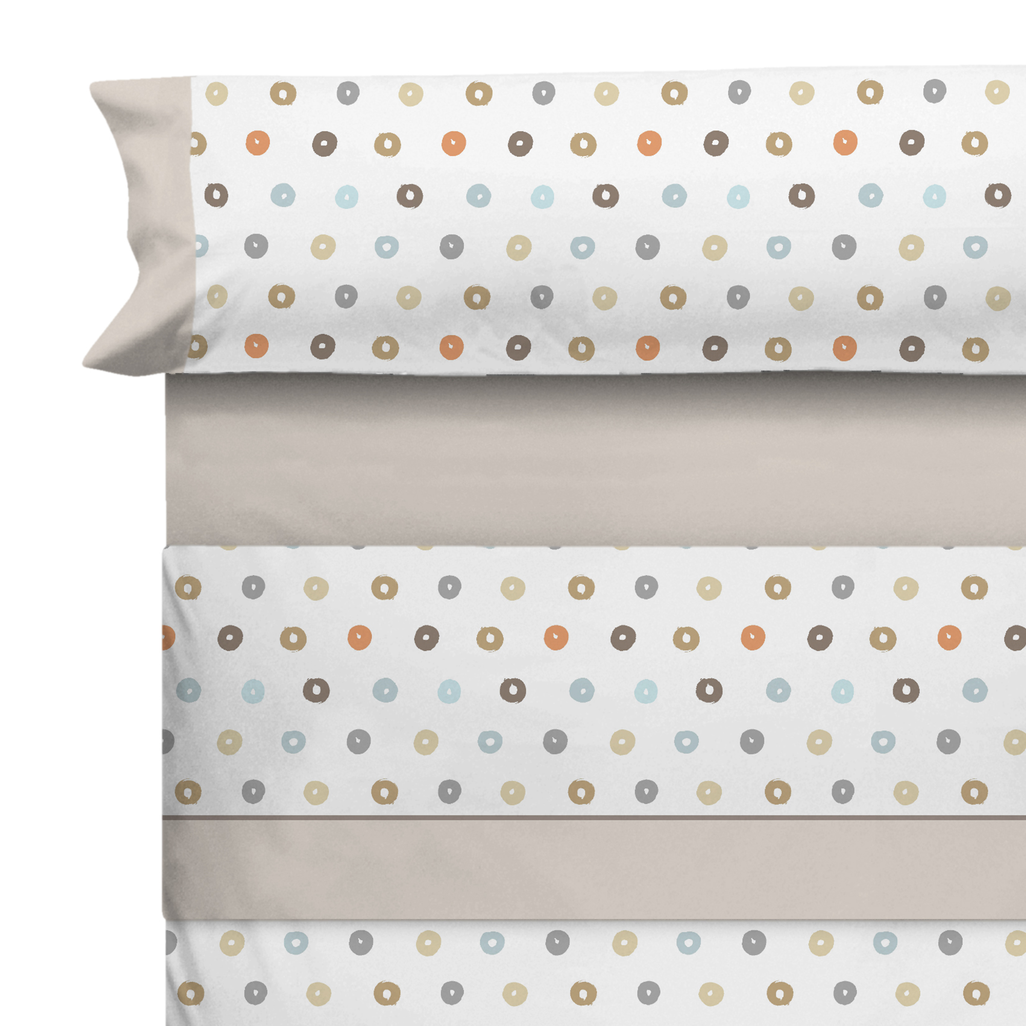 Haradeco juego de sábana cama 150x190/200cm, 50% algodón 144 hilos, de 4 piezas bajera adapto colchón 30cm, fabricado en españa