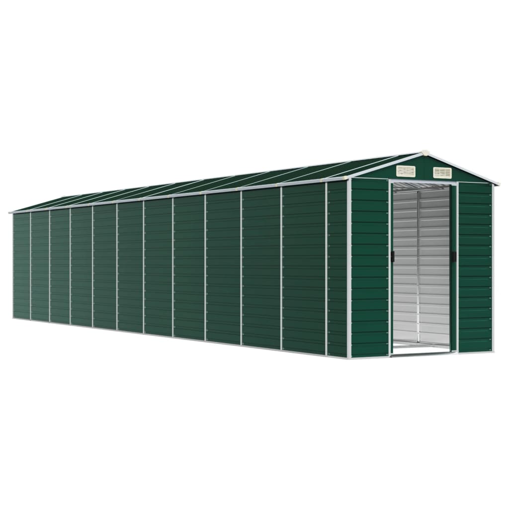 Maison Exclusive - Abri de jardin vert 191x980x198 cm acier galvanisé - 3