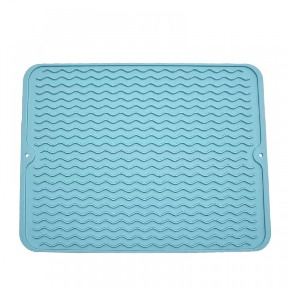 Kuchenna mata do suszenia, mata do suszenia naczyń, silikonowa mata do suszenia, odporna na ciepło, antypoślizgowa