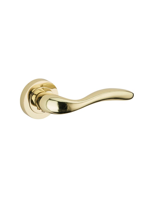 THIRARD - Paire de béquilles pour porte, carré 7mm, laitonnée - THIRARD