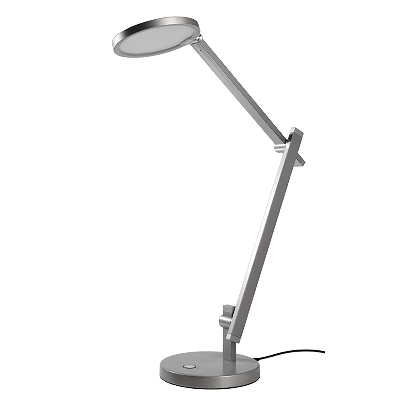 Planetitaly  Lámpara De Mesa Led Táctil 12W Regulable Luz De Escritorio De Oficina 3000K 230V Gris , Leroy Merlin