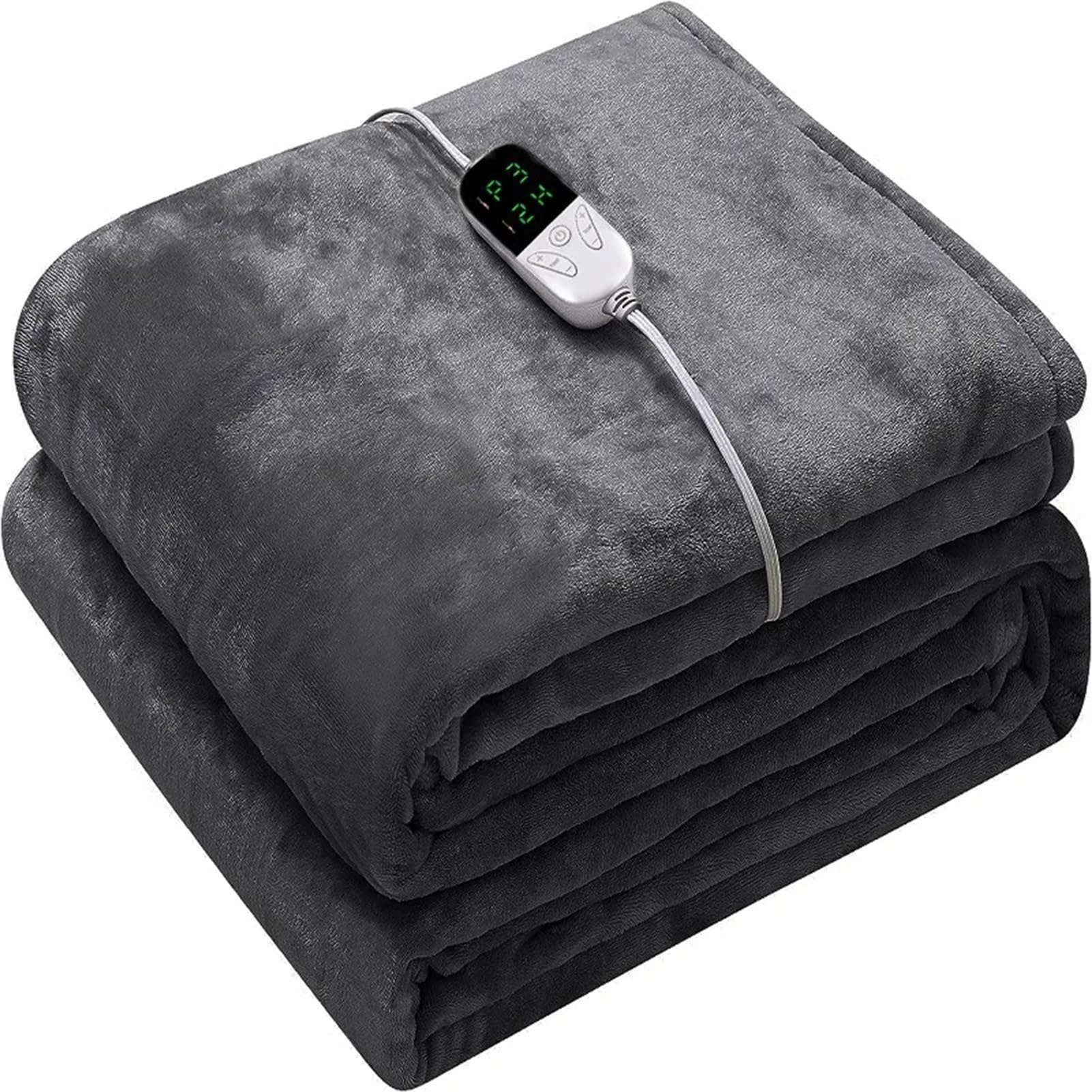 Coperta riscaldante-Coperta elettrica Coperta riscaldata con 6 livelli di riscaldamento e spegnimento automatico per 10 ore, 150*180 cm | Leroy Merlin