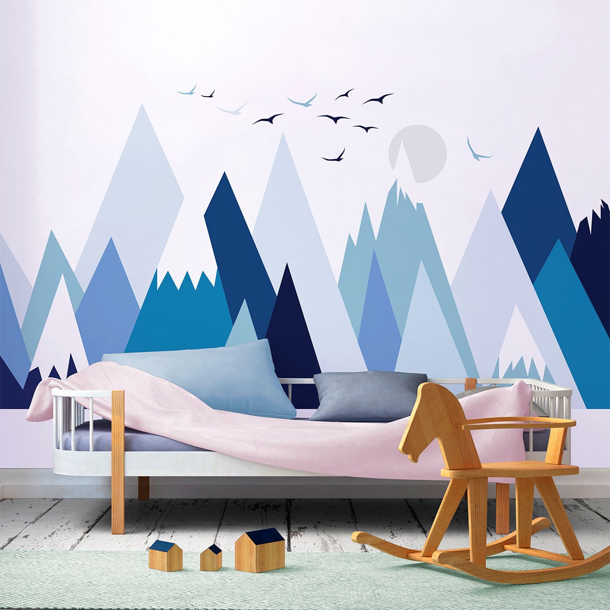 Adesivo bambino di montagna scandinavo suka - Sticker adesivo - adesivi murali - 50x75cm - 8