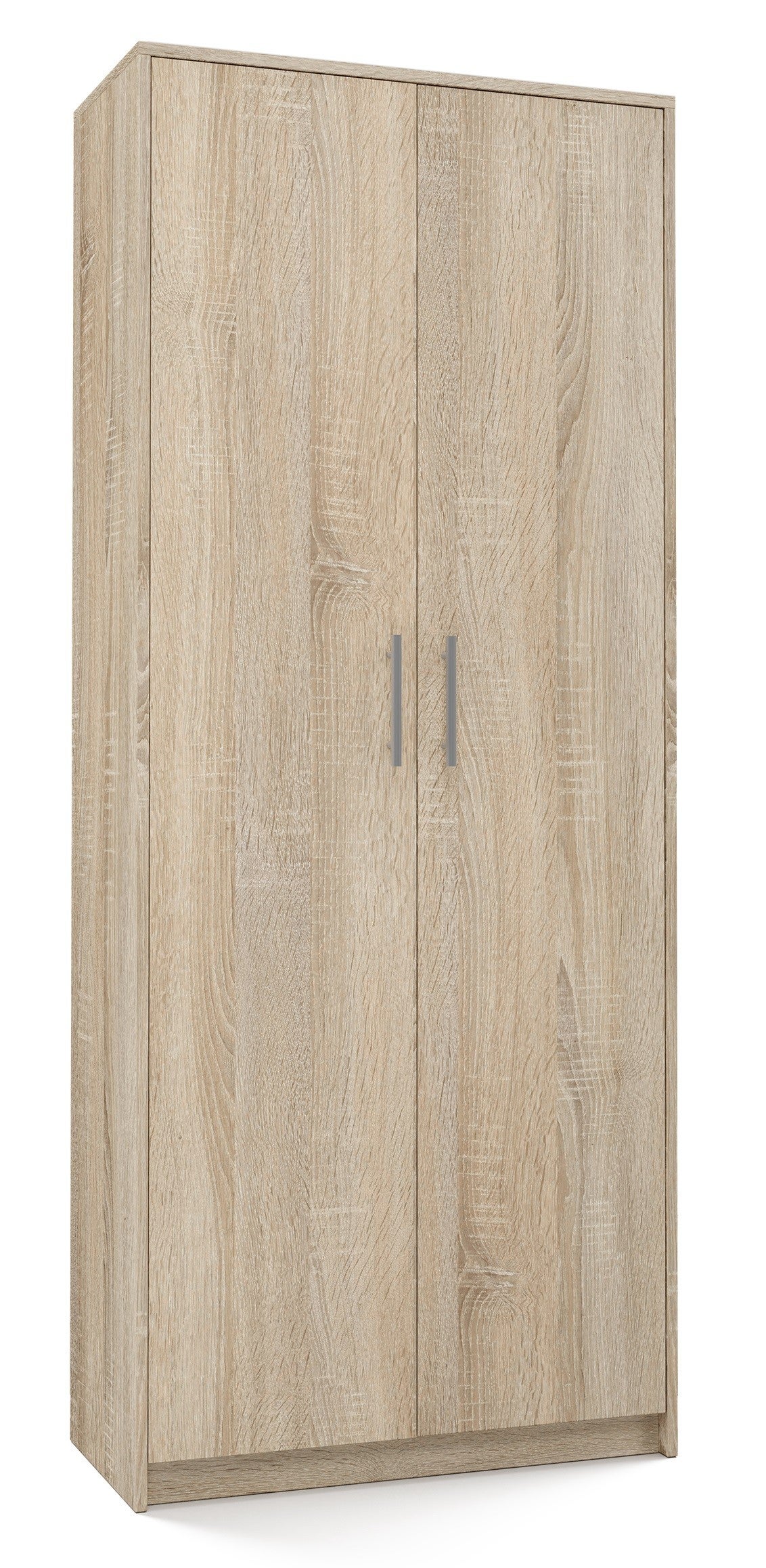 PARLA - Armadio moderno a 6 ripiani - 180x74x35cm - Contenitore - Armadio per ufficio - Sonoma - 2