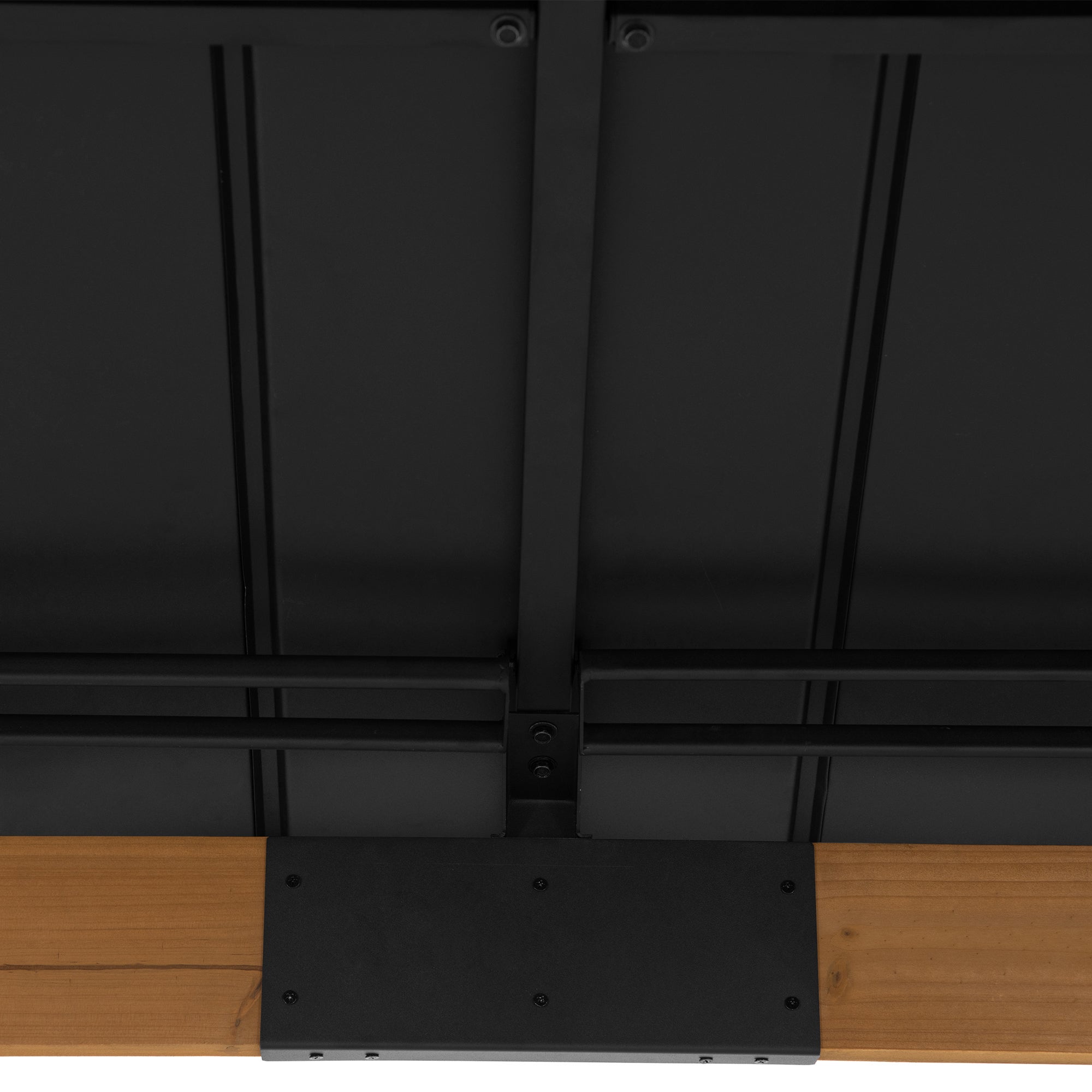 Tonnelle en bois de cèdre KAPS - 330cm x 330cm, anthracite - 6