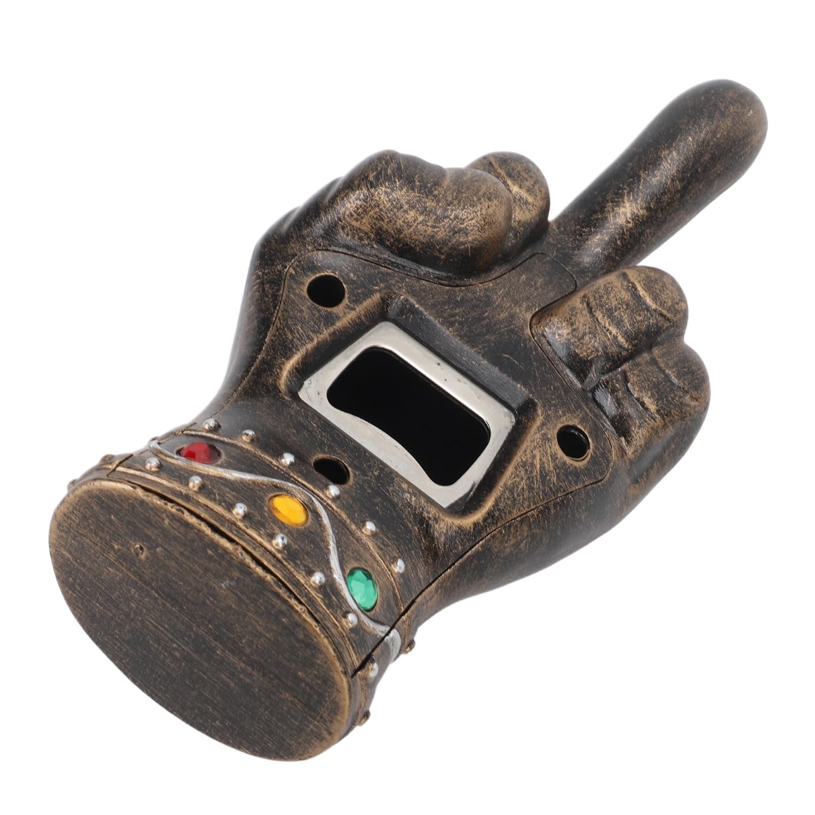 Marteau En Forme De Poing Acier Inoxydable - Poignée Bois - Outil Maison, Voiture, Camping - Déco Atelier - 8