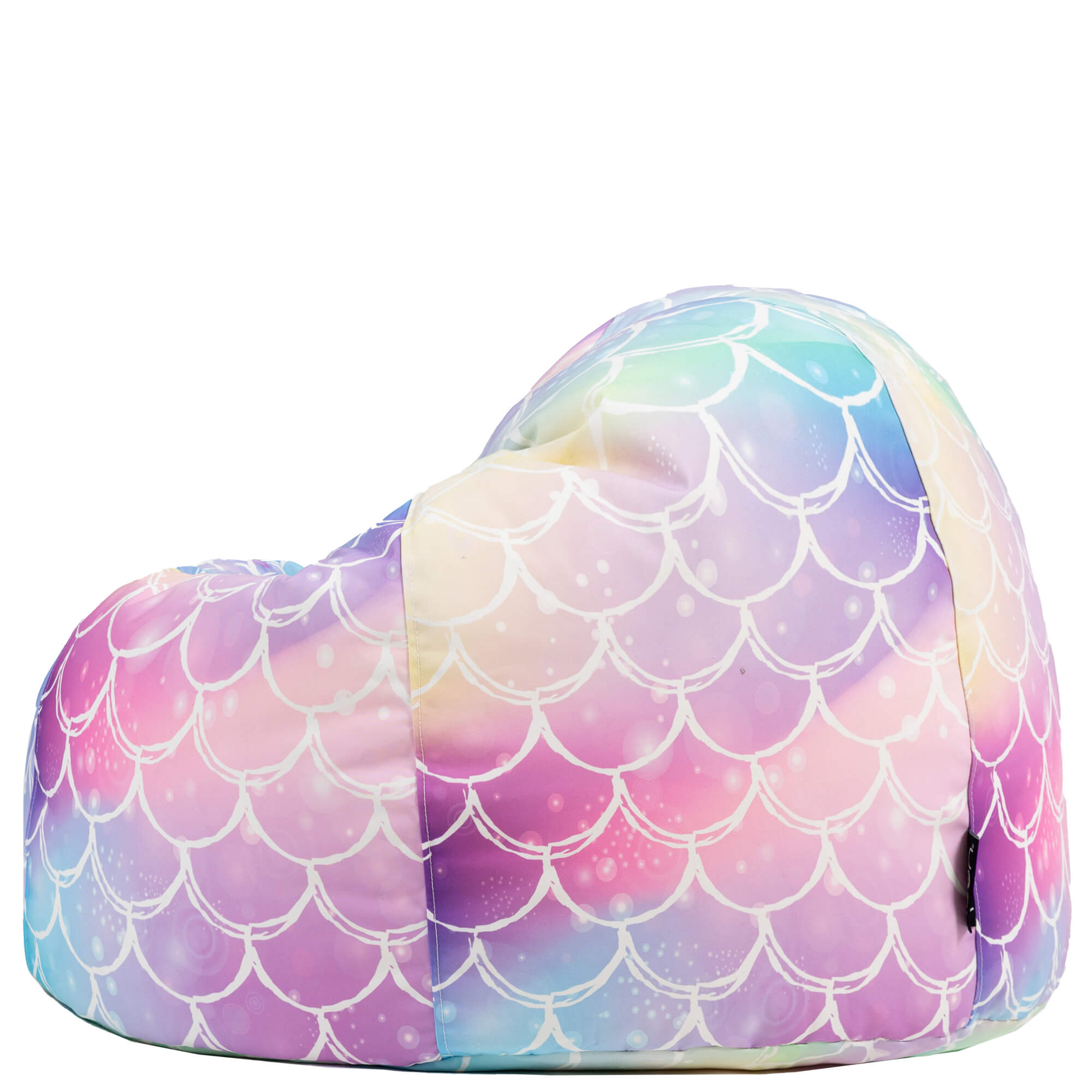Pouf fauteuil classique large enfant intérieur extérieur à imprimé sirène, chambre, salon, jardin, 80x80cm Oeko-Tex® - 4