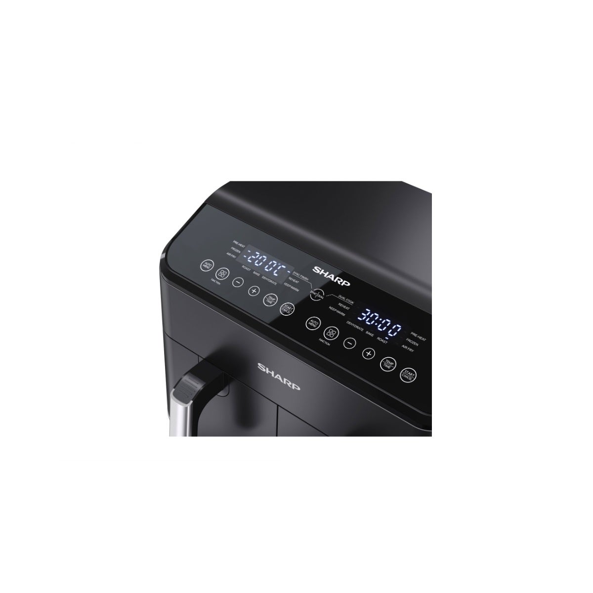 Sharp AF-GD82AE-B Doppia 8 L Indipendente 1800 W Friggitrice Ad Aria ...