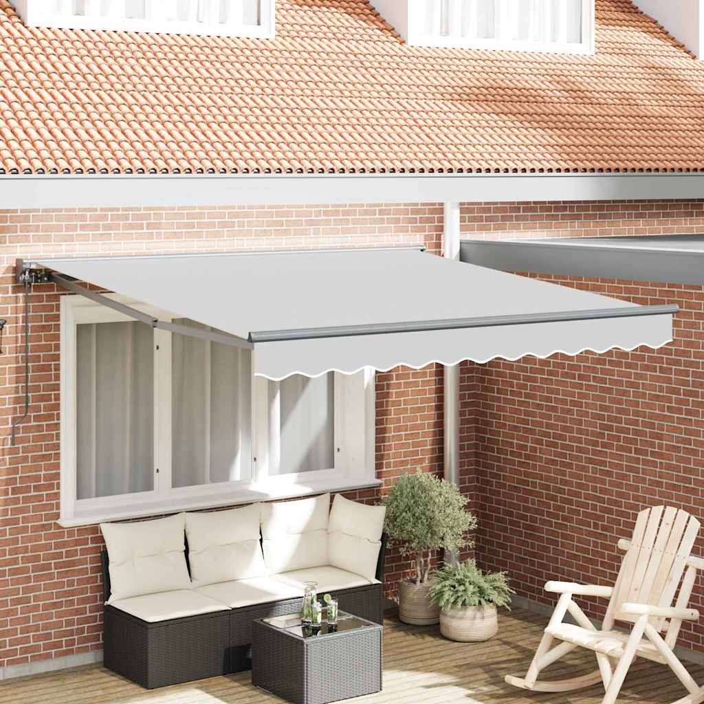 Estructura del toldo manual antracita 3,5 x 2,5 m acero