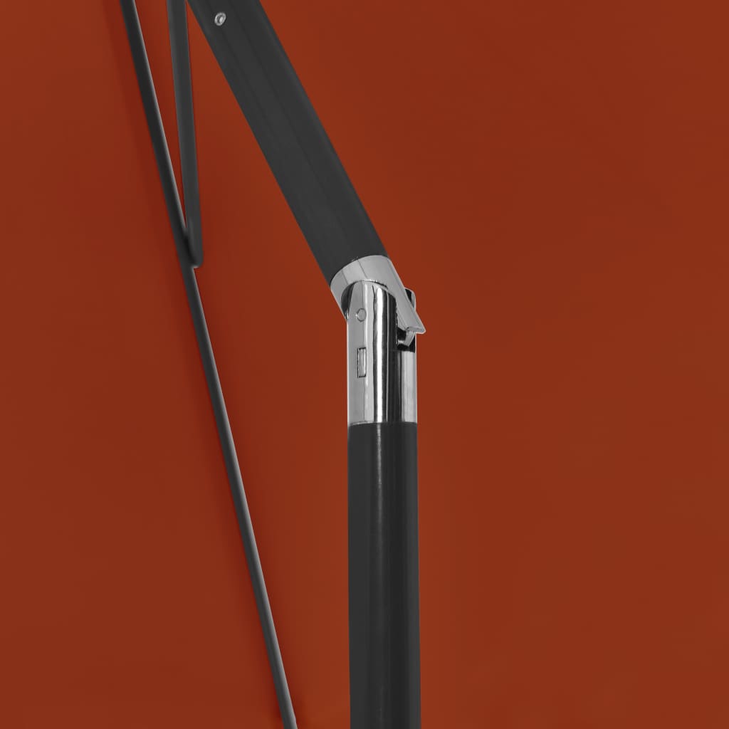 Parasol de plage Terre cuite 180x120 cm - 2